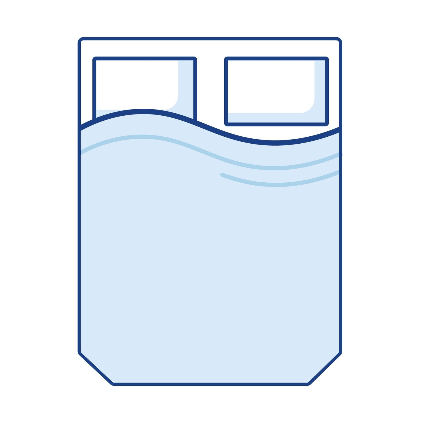 Super King Motorhome Mattress - Cut Off Corners Memory Foam