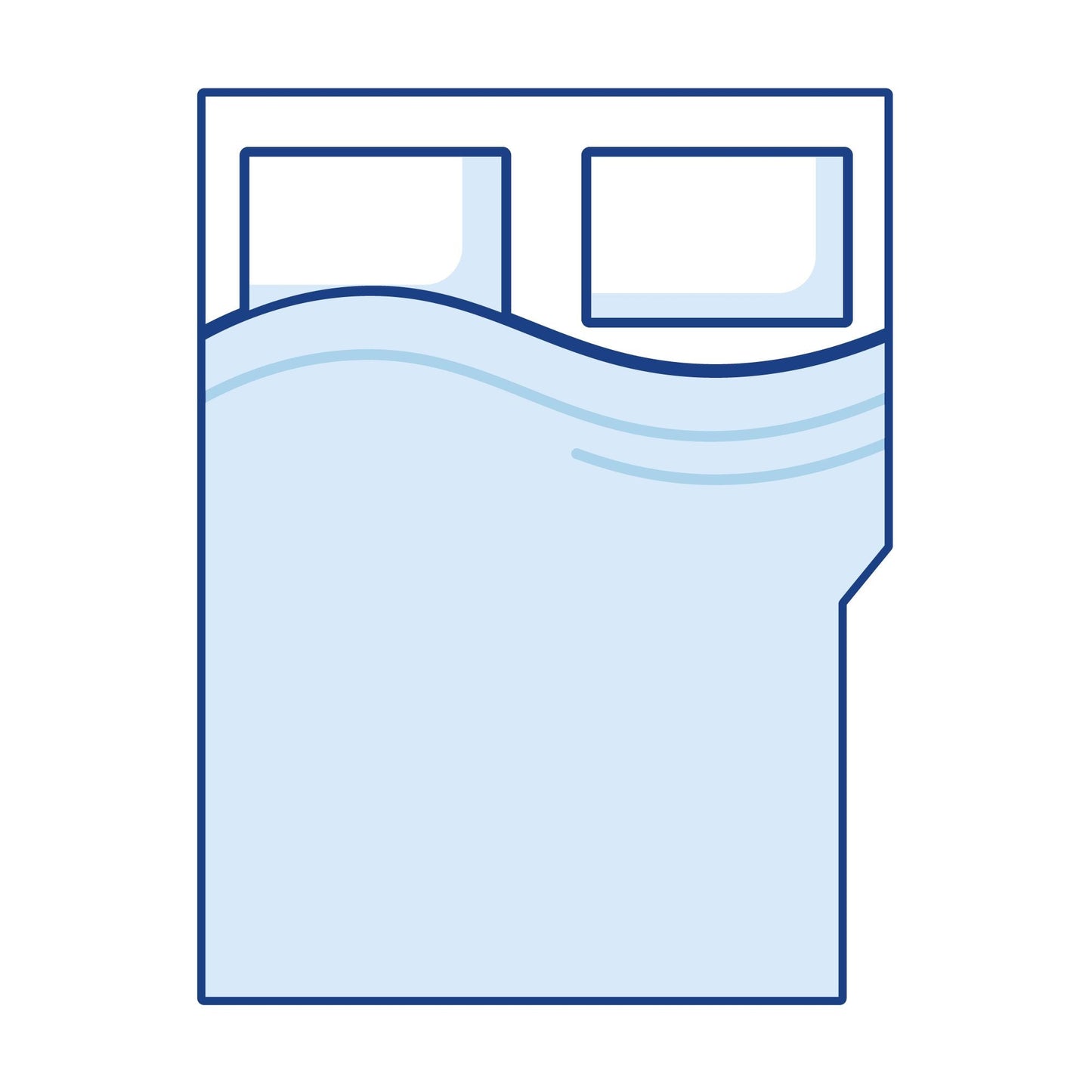 Bodyshape Right Angled Cut Out Motorhome Mattress - Super King Memory Foam