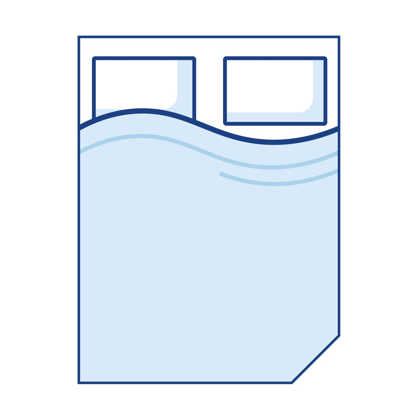 Memory Foam Motorhome Mattress - Super King Right Corner Cut Off