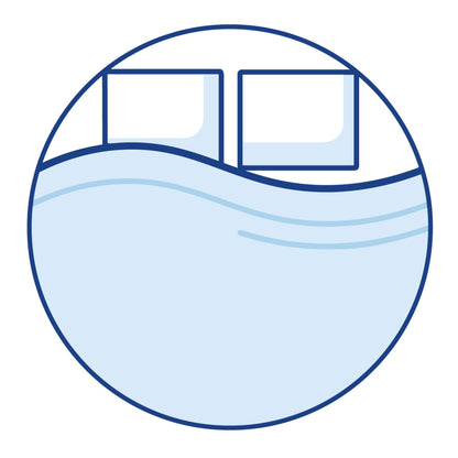 Bodyshape Circular Mattress Topper - Super King