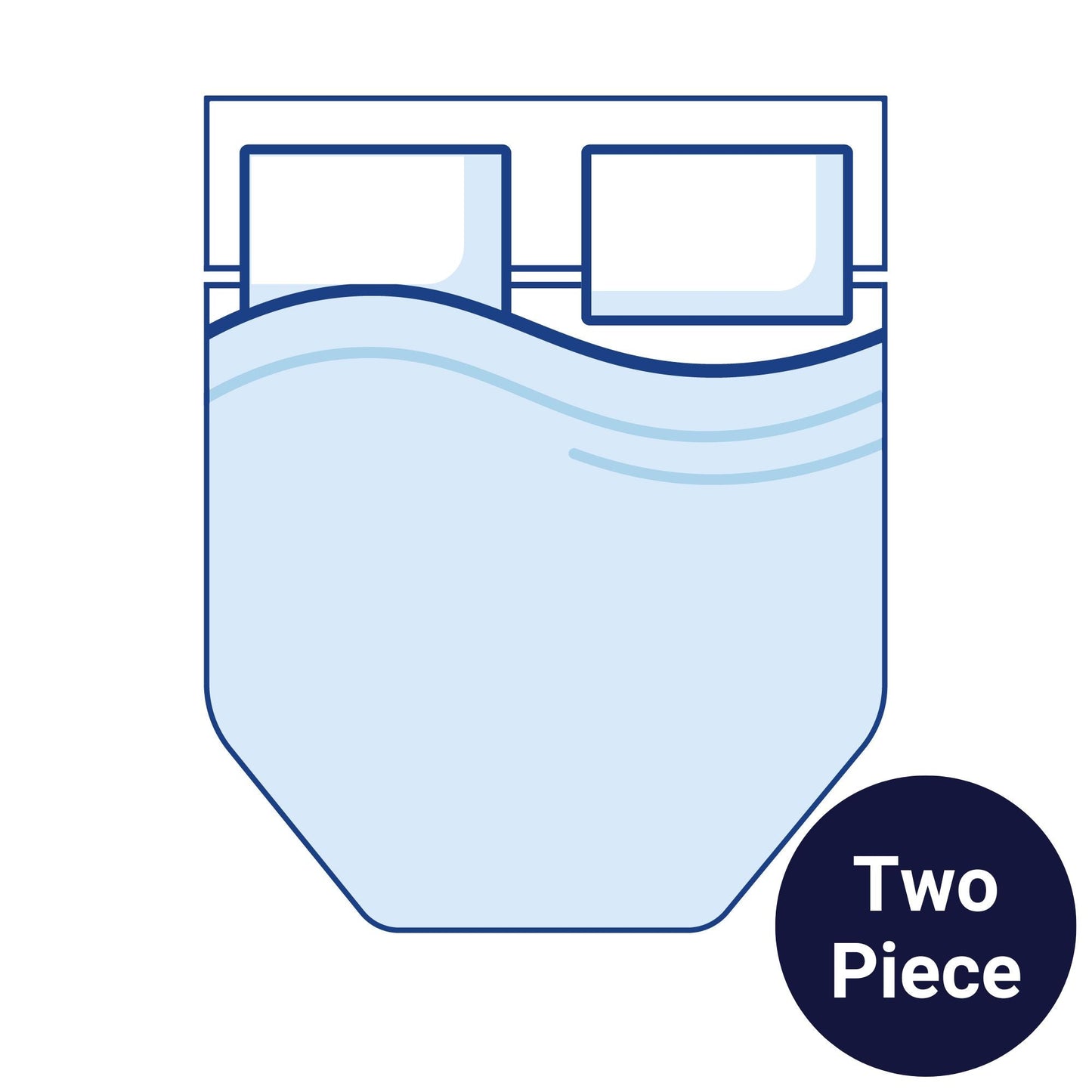 Bodyshape Island Angled Bolster Motorhome Mattress Topper - King