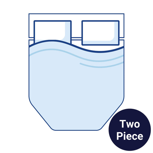 Bodyshape Island Angled Bolster Motorhome Mattress Topper - King