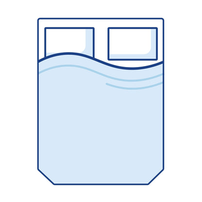 Super King Motorhome Mattress - Cut Off Corners Memory Foam
