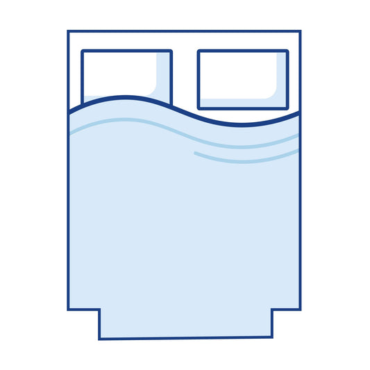 Novolatex Rectangular Cut Out Corners Motorhome Mattress - Single