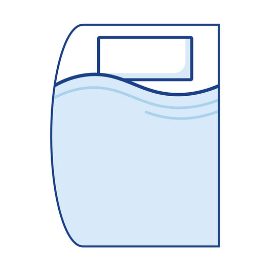 Coolplus Left Hand D Shaped Curved Corner Motorhome Mattress - Single