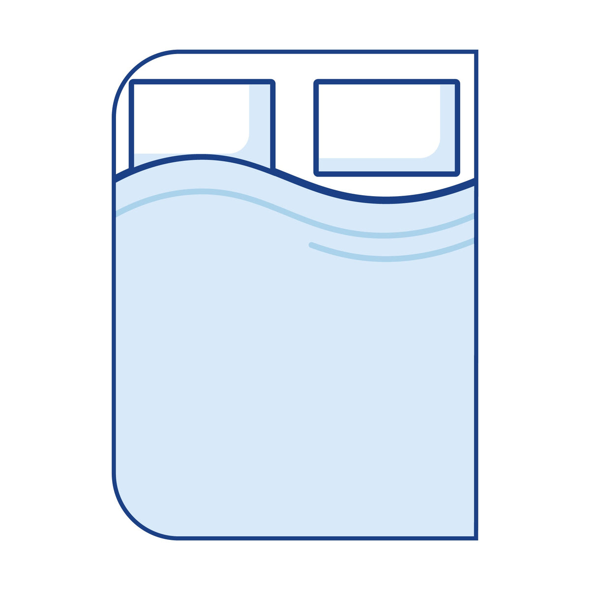 Grand Crescent™ Left Corners Curved Luxury Motorhome Mattress - Single
