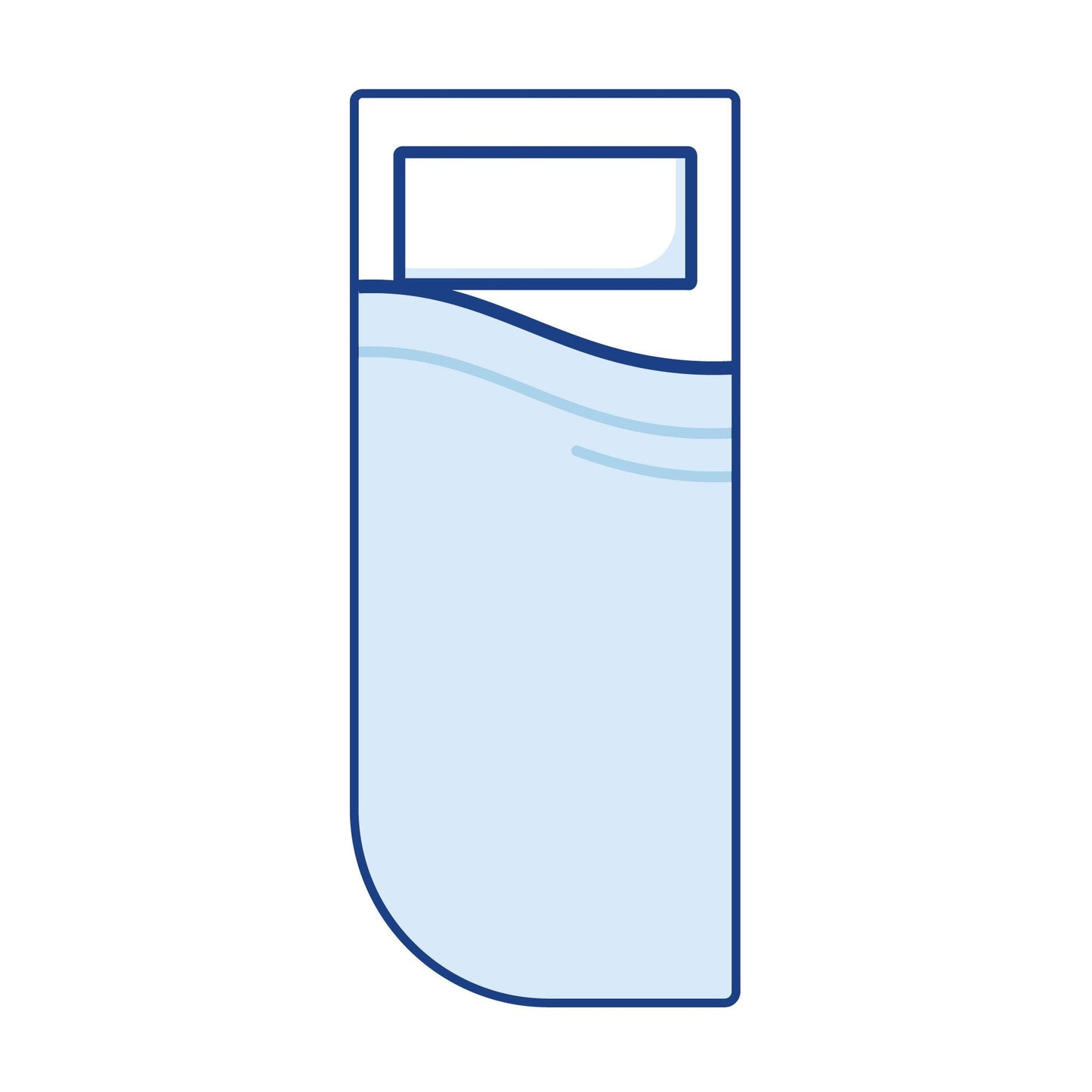 Curved single mattress in plush fabric, designed for campervans by CaravanMattresses