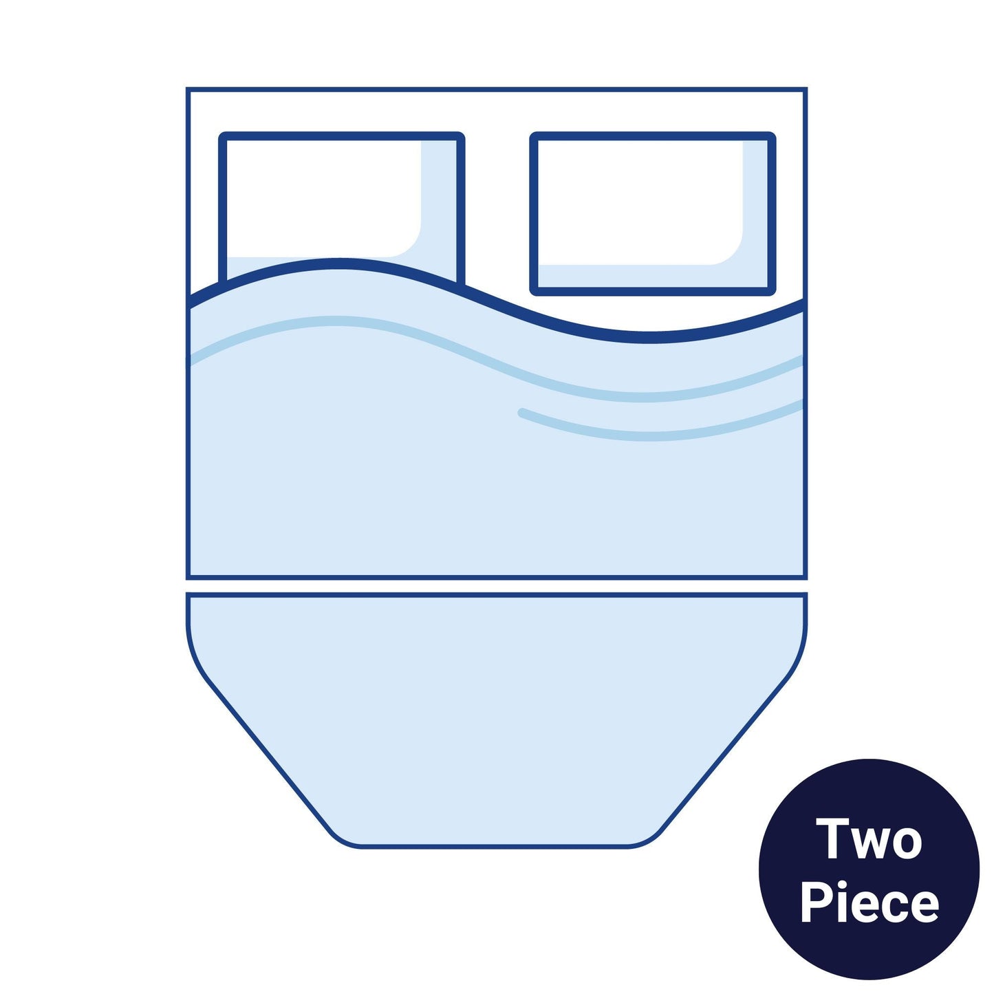Bodyshape Island Angled Foot End Bolster Motorhome Mattress Topper - Super King