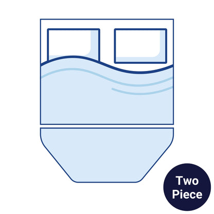 Bodyshape Island Angled Foot End Bolster Motorhome Mattress Topper - Super King