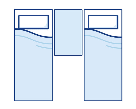 Novolatex Multi-piece Motorhome Mattress Set - Single