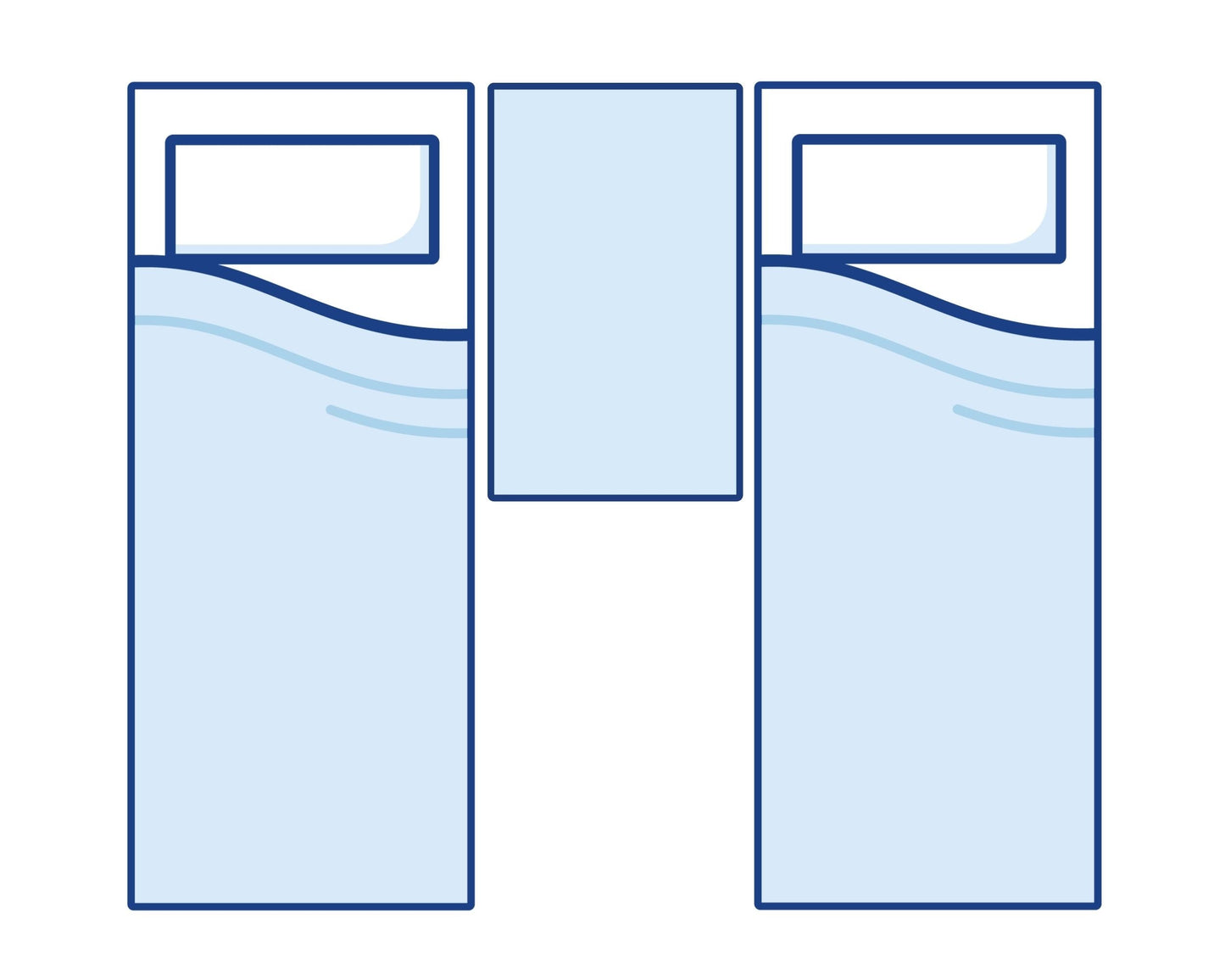 Essential Multi-piece Motorhome Mattress Set - Single