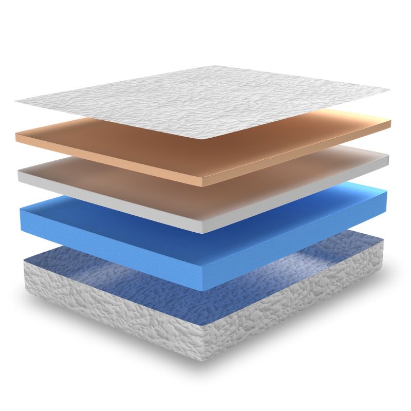 Novolatex V Berth Boat Mattress - King