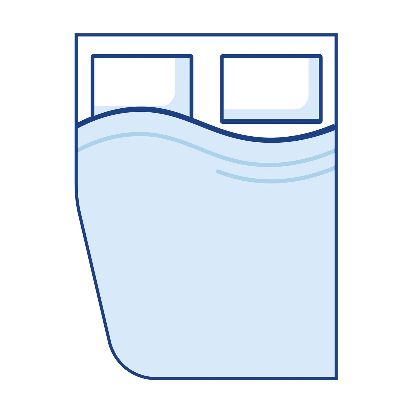 Bodyshape Left Curved Corner Motorhome Mattress - Single