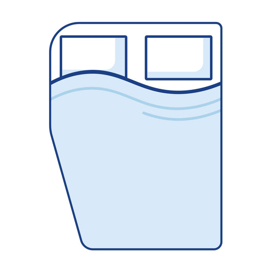 Essential Left Curved Corners Motorhome Mattress - Super King