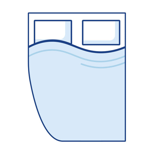 Coolplus Left Large Curve Motorhome Mattress - Super King