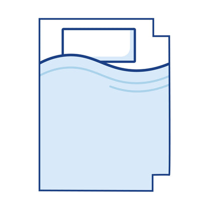 Coolplus Premium Right Corner Cut Motorhome Mattress - Super King in cool gel foam, 10 inch luxury support