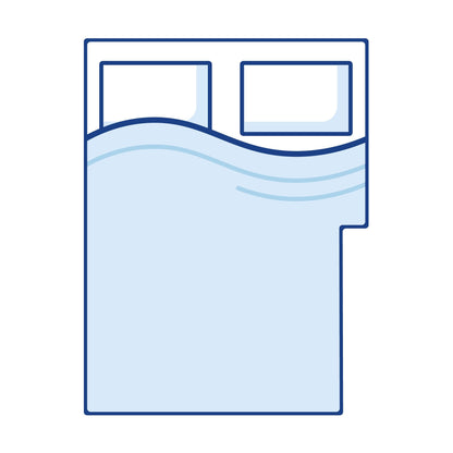 Premium Memory Foam Right Cut Out Motorhome Mattress - Super King