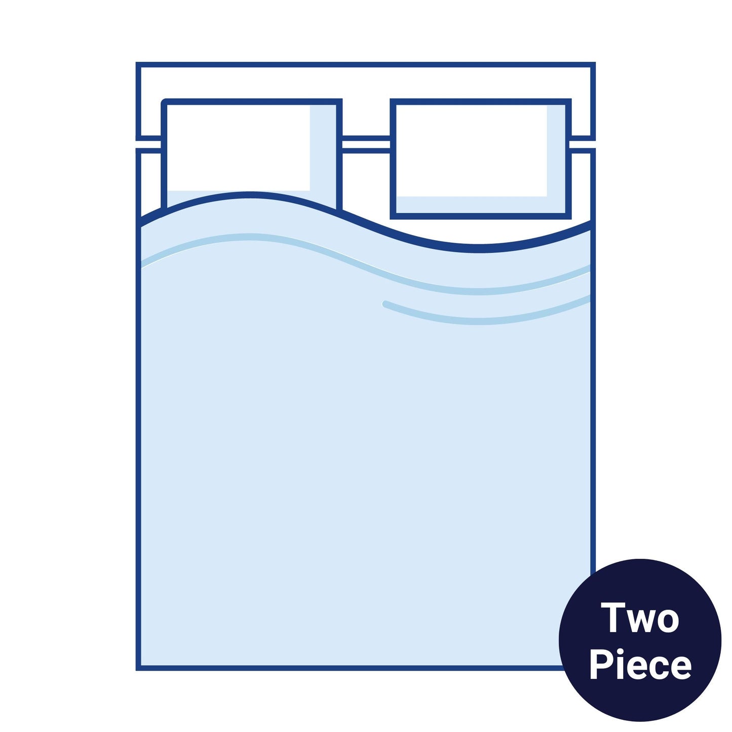 Bodyshape Horizontal Foot End Bolster Motorhome Mattress Topper - Super King