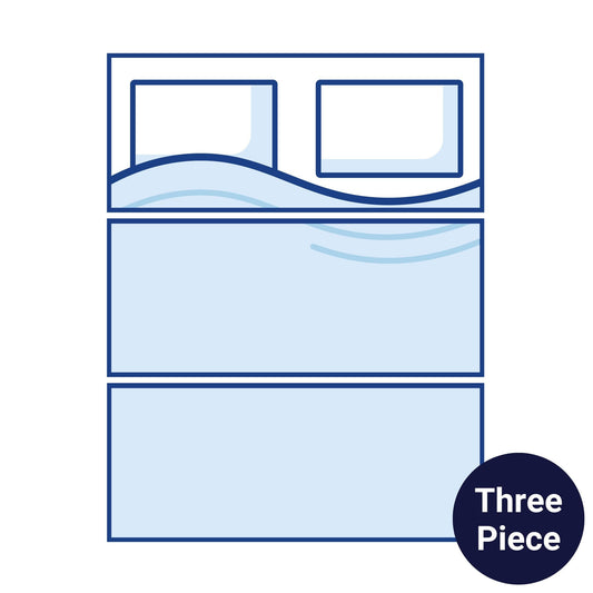 Novolatex Three Piece (Tri Fold) Motorhome Mattress - Double