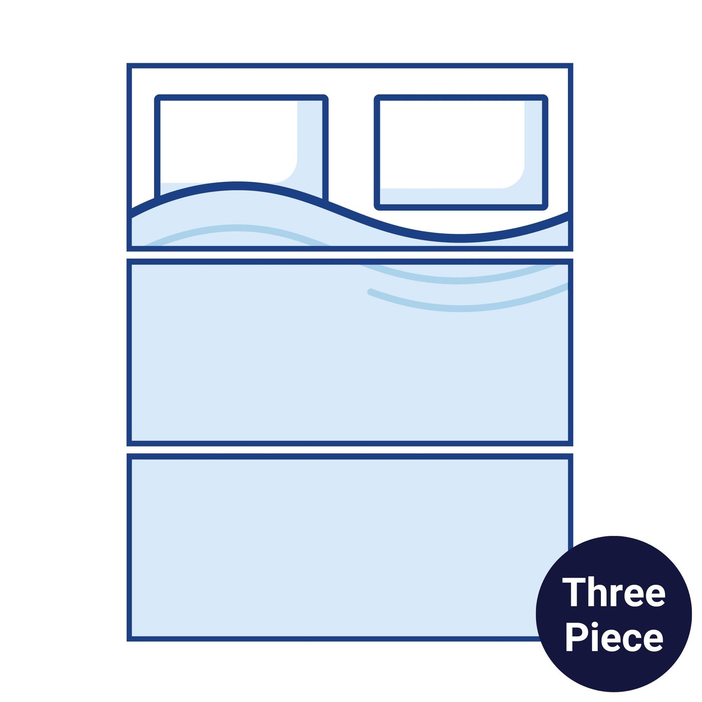 Novolatex Three Piece (Tri Fold) Motorhome Mattress - Single