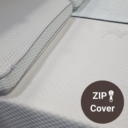 Coolplus Right Curved Motorhome Mattress - Super King ReVo Foam