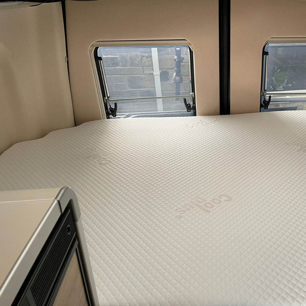 Coolplus Narrow Left Cut Out Motorhome Mattress Topper - Single