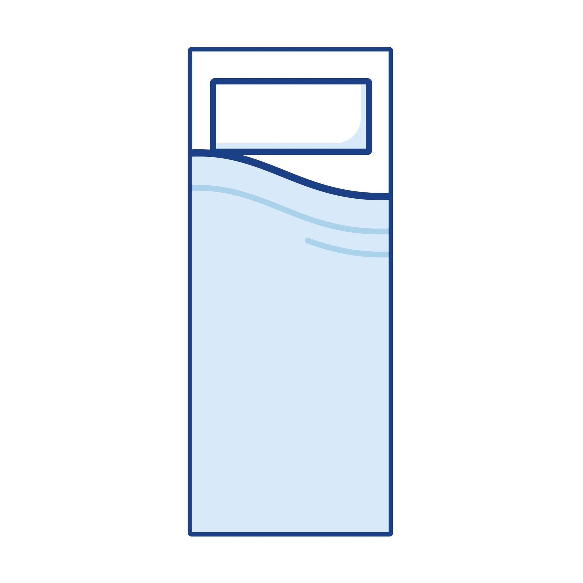 Imperial Elite 2000 pocket spring bunk motorhome mattress in white fabric, designed for single occupancy.