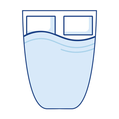 Bodyshape V Berth Boat Mattress Topper - Super King