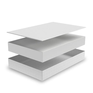 1-layer construction, shown separated